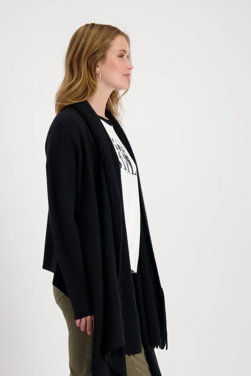 Monari Strickjacke mit Schalkragen im Angebot