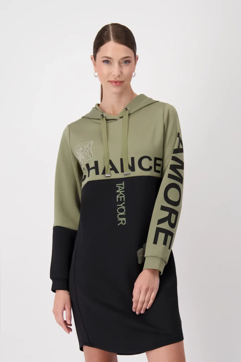 Monari Kleid mit Kapuze Günstiger Verkauf