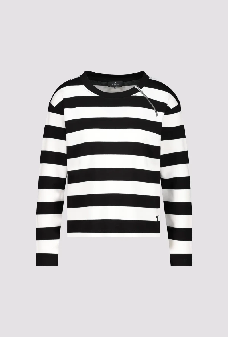 Monari Gestreiftes Sweatshirt Fabrik Onlineshop
