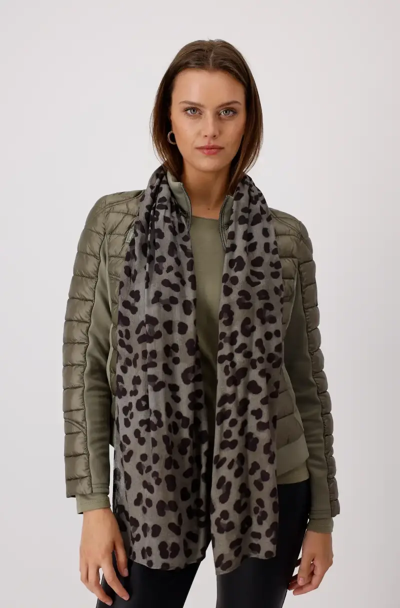 Monari Schal mit Leomuster Begrenztes Angebot