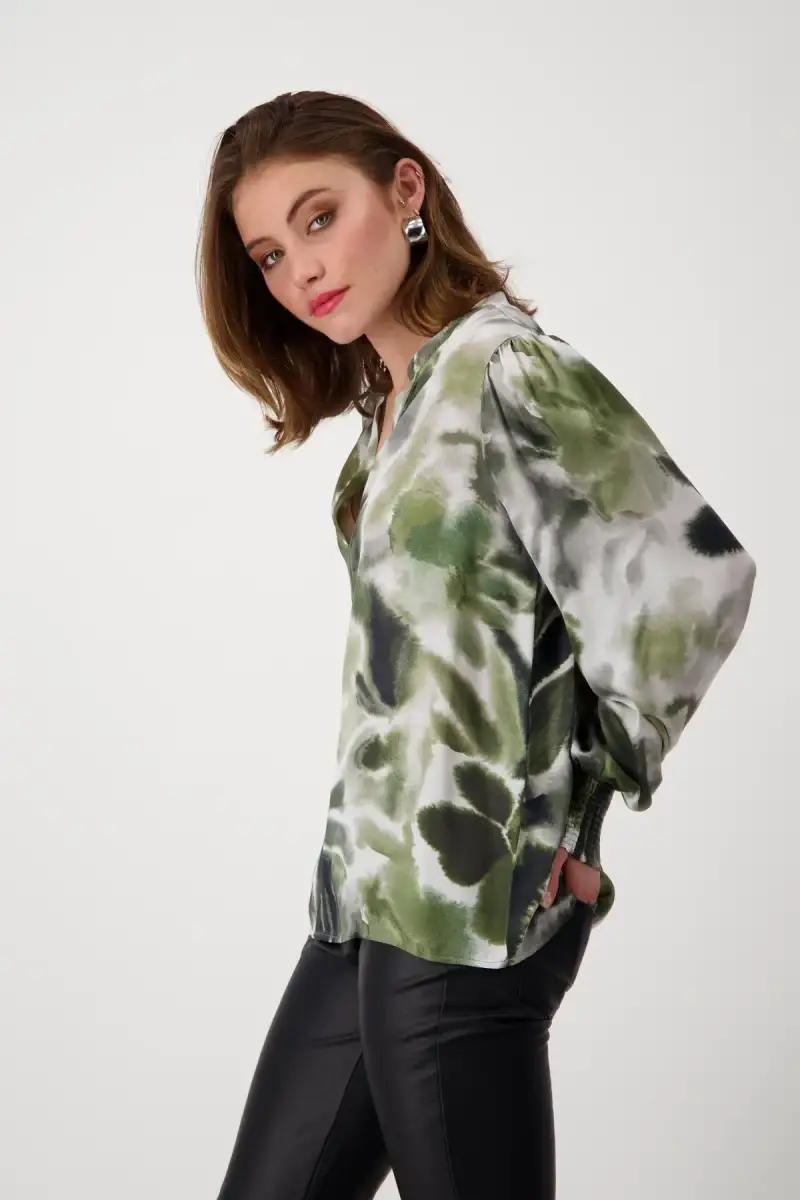 Monari Bluse mit Blumenmuster Preisnachlass