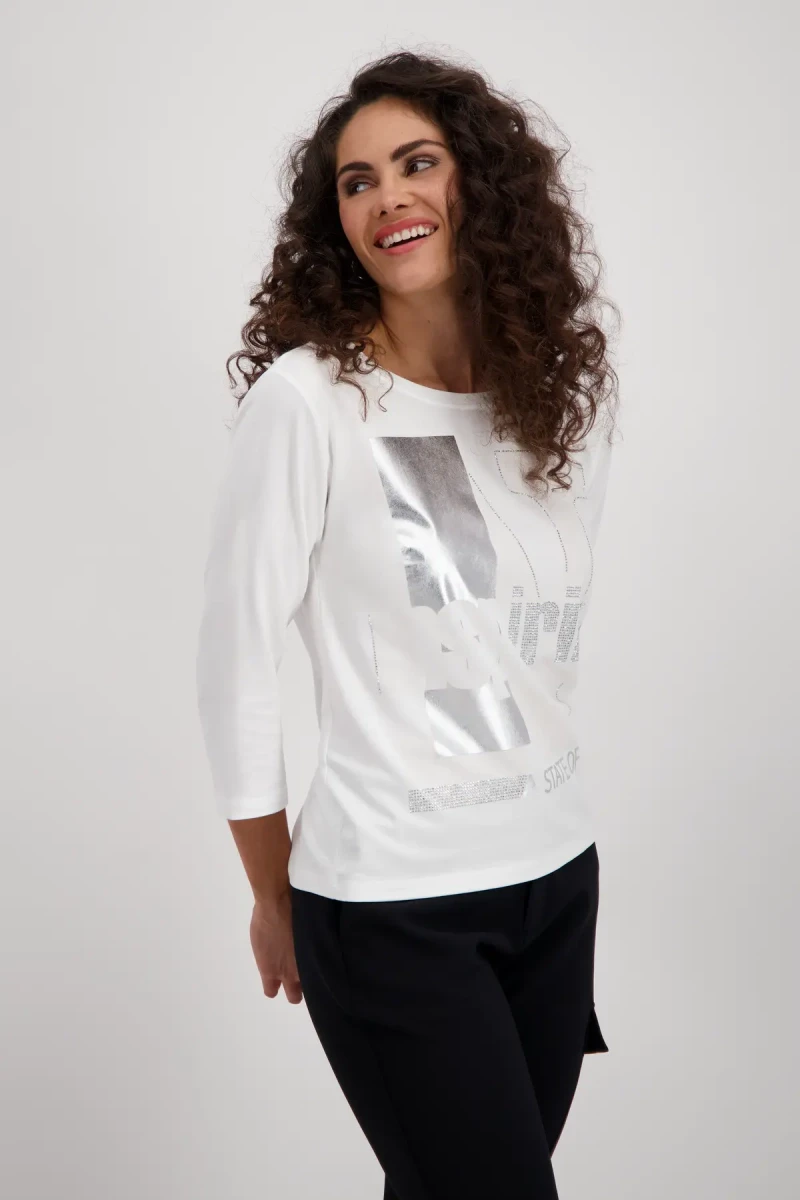 Monari Shirt mit tonigem Print Valentinstagsangebot