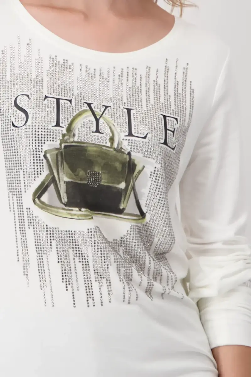 Monari Shirt mit Taschen Print Lagerräumung