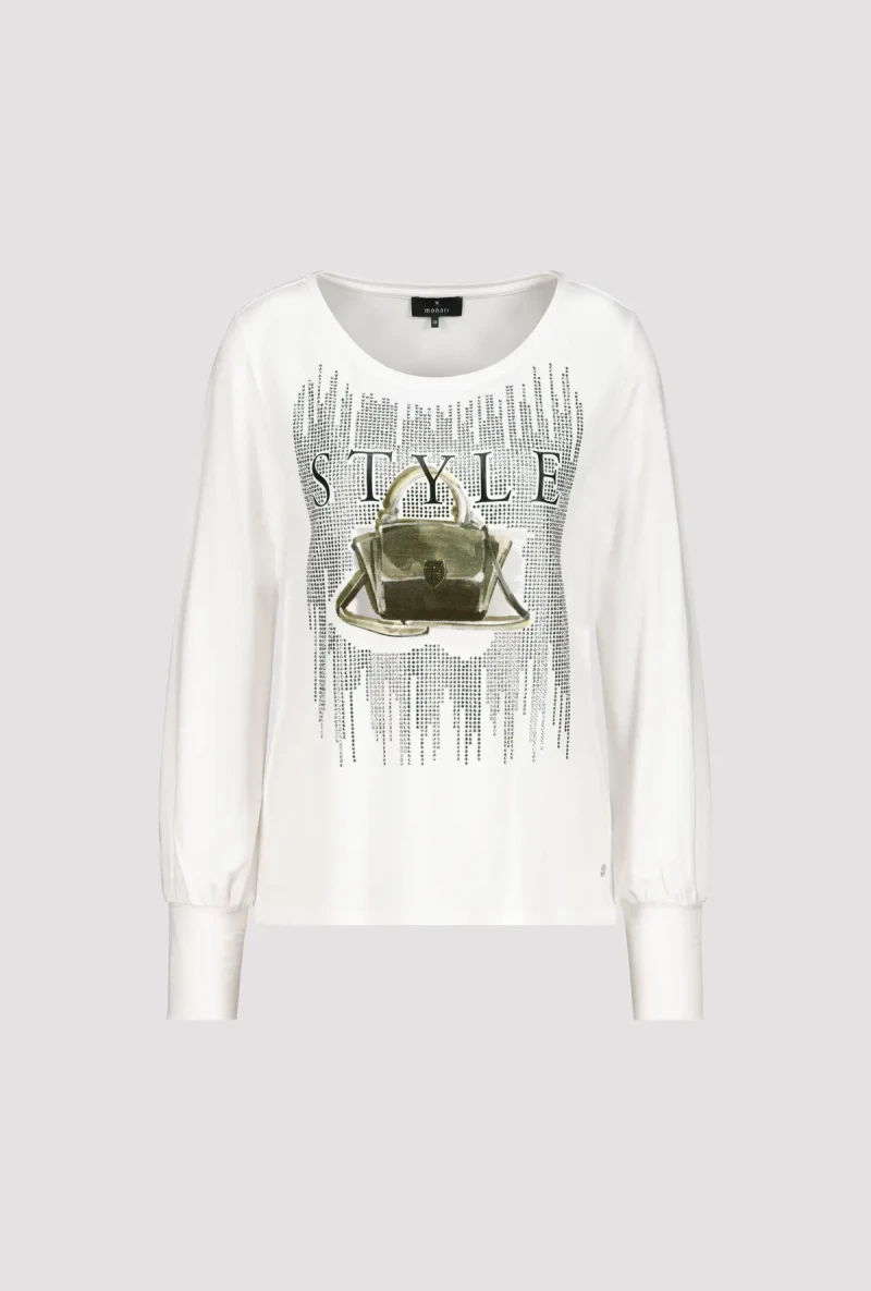 Monari Shirt mit Taschen Print Lagerräumung
