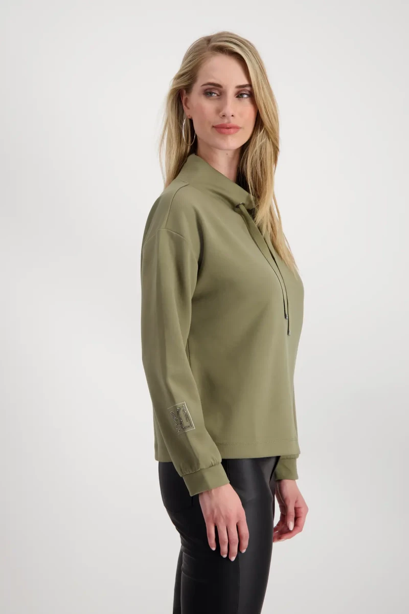 Monari Sweatshirt mit Stehkragen Exklusive Angebote