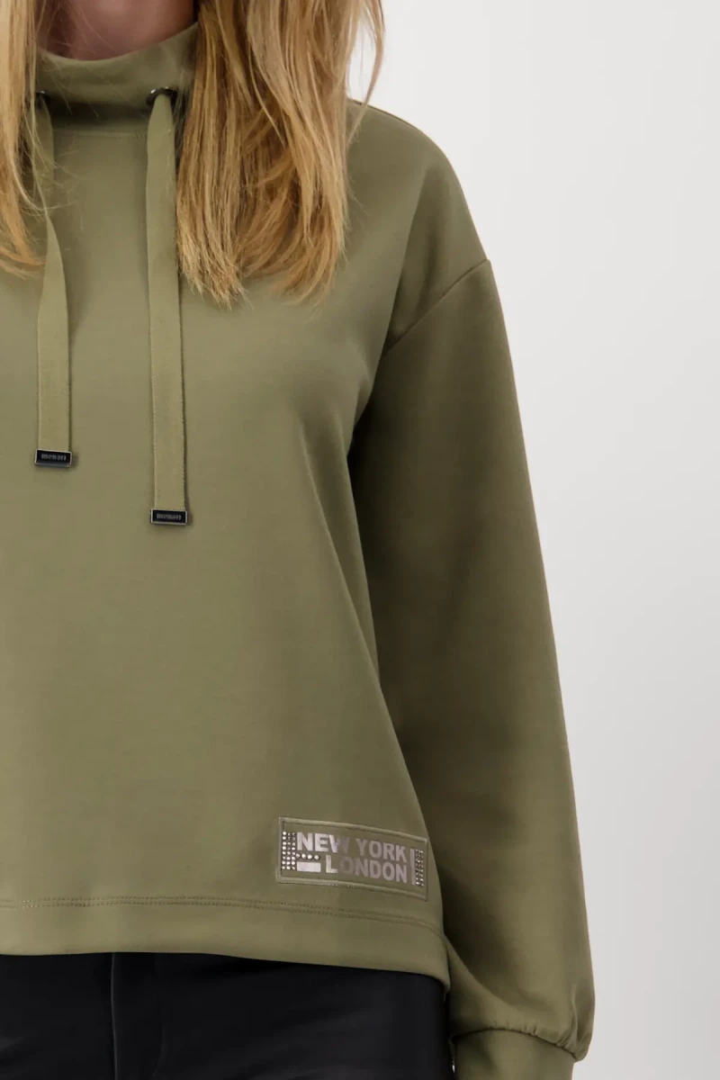 Monari Sweatshirt mit Stehkragen Exklusive Angebote