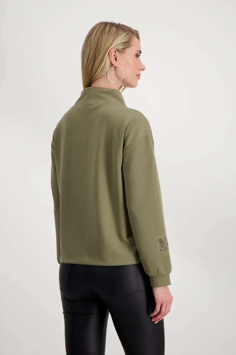 Monari Sweatshirt mit Stehkragen Exklusive Angebote