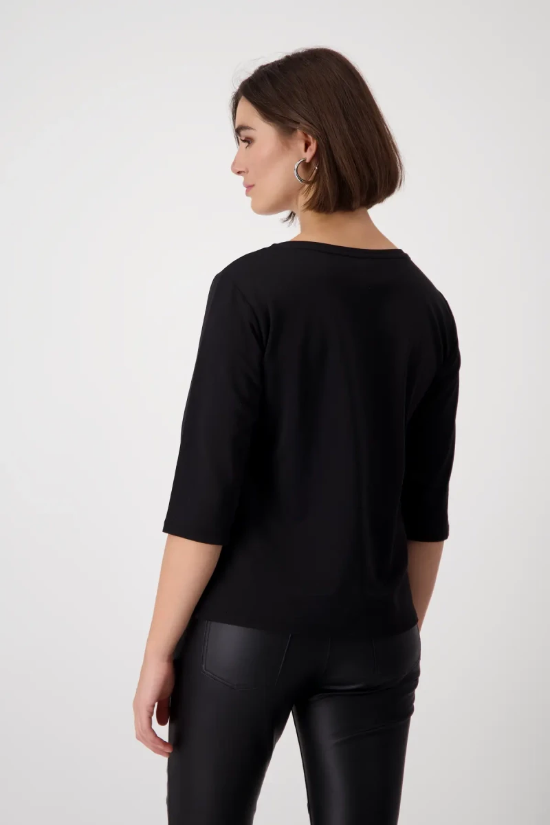 Monari Shirt mit Strass Schrift Neuheiten