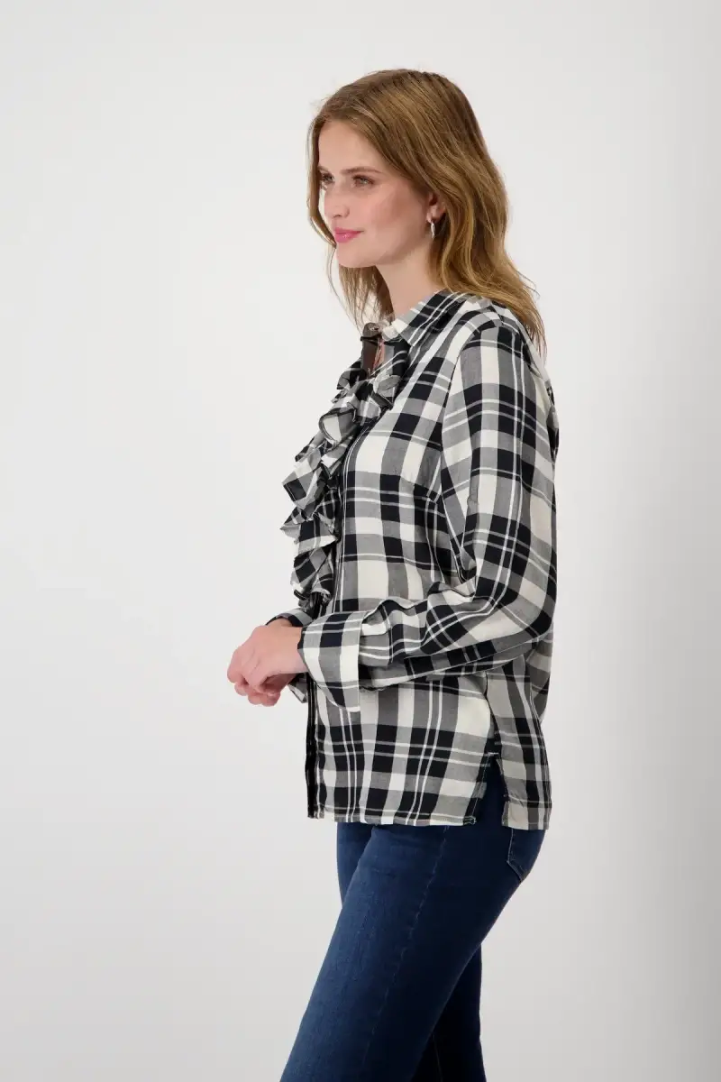 Monari Bluse mit Karomuster Begrenzte Freigabe