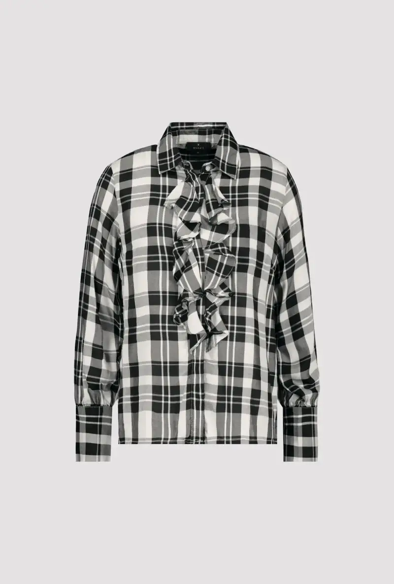 Monari Bluse mit Karomuster Begrenzte Freigabe