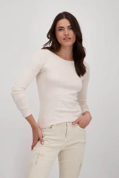 Monari Bio Baumwoll T Shirt Bis zu 60% Rabatt