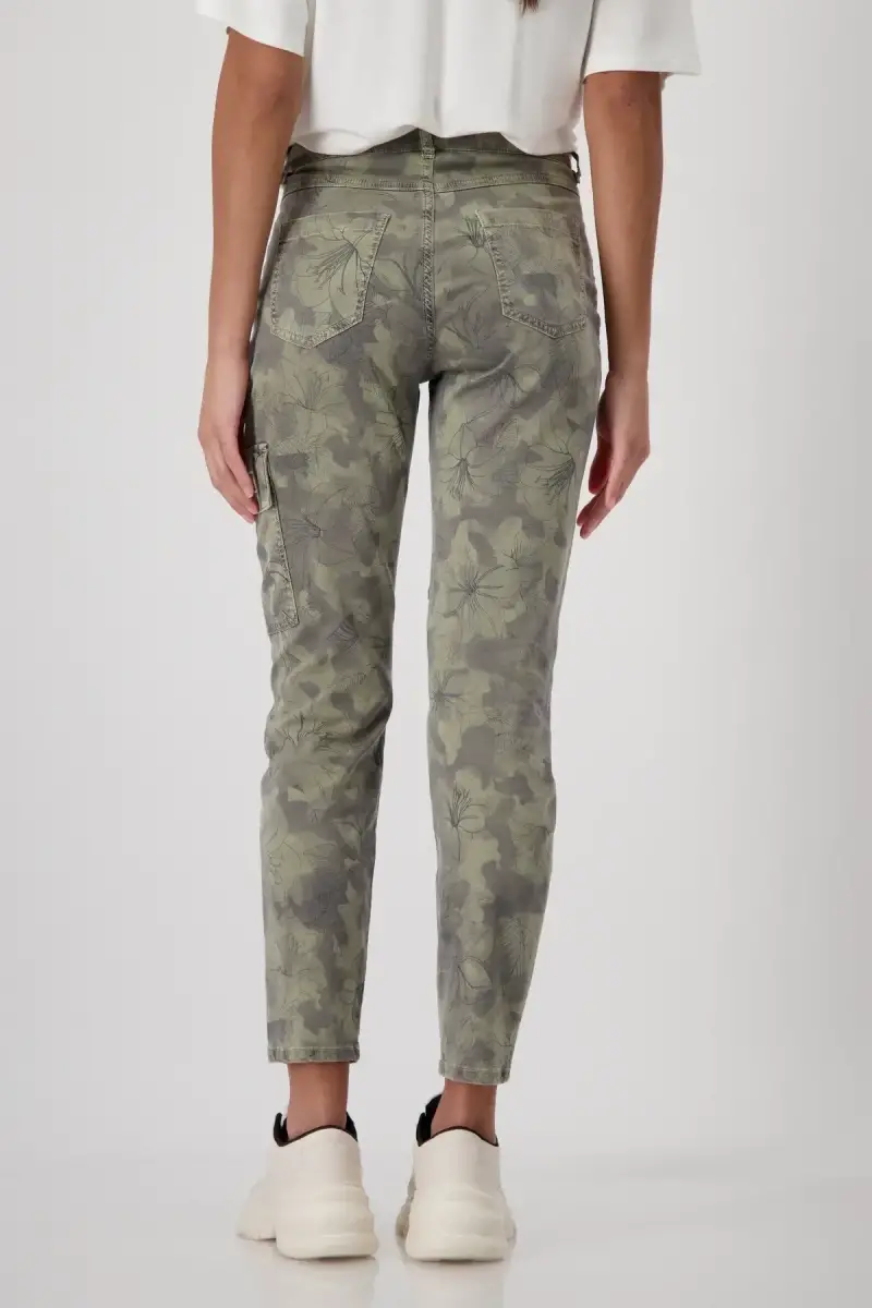 Monari Camouflage Hose mit Blumen Bis zu 65% Rabatt
