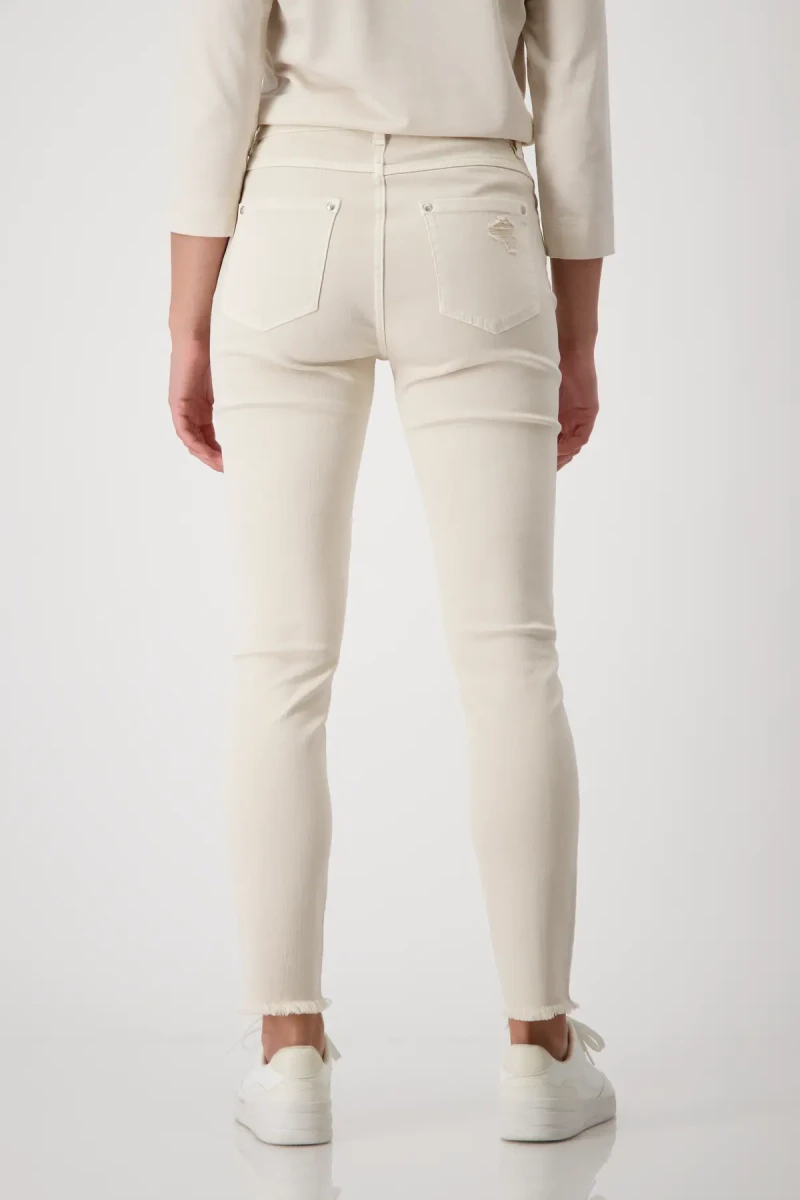 Monari Destroyed Jeans mit Strass zollfrei