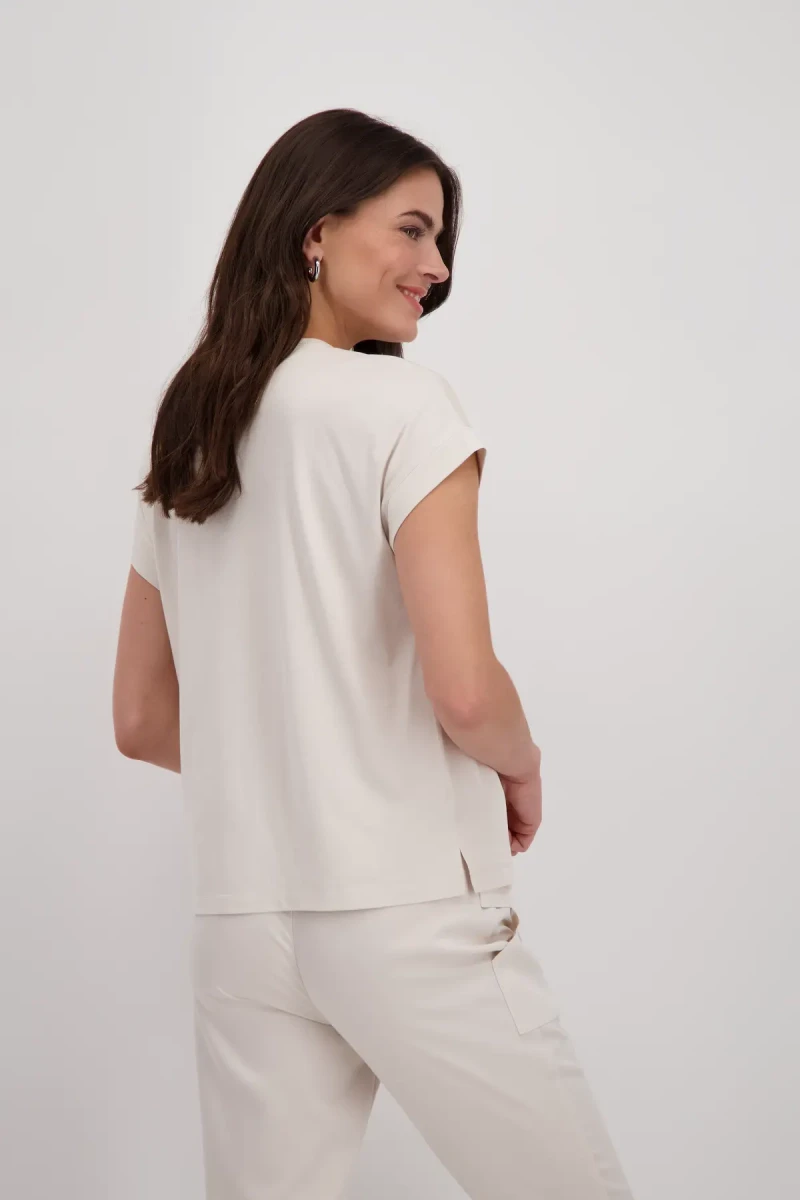 Monari Blusenshirt mit Cut-Out Auslauf