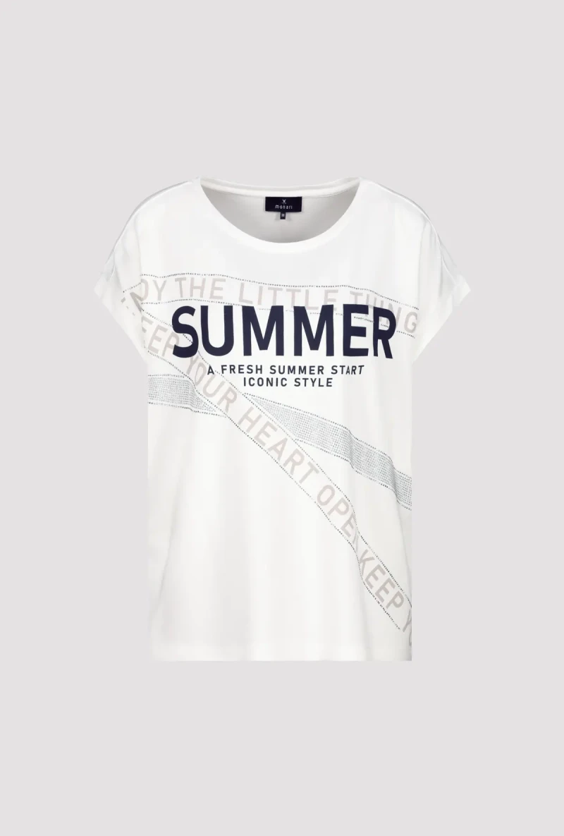 Monari Shirt mit Schrift im Angebot