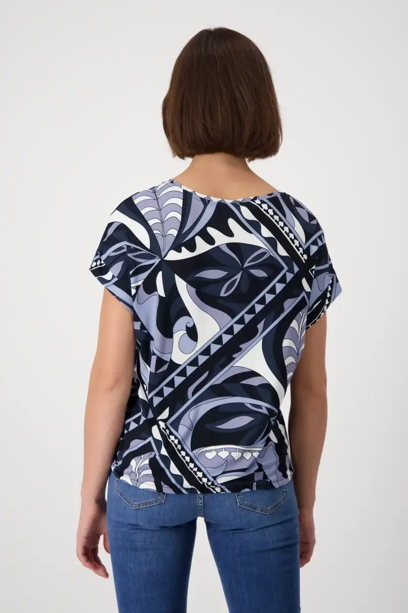 Monari T-Shirt mit Ornamentmuster Günstiger Verkauf