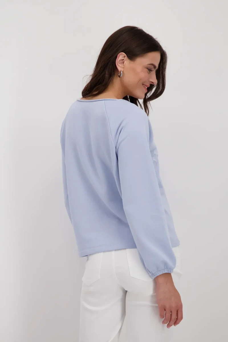 Monari Sweatshirt mit toniger Schrift Meist gekauft