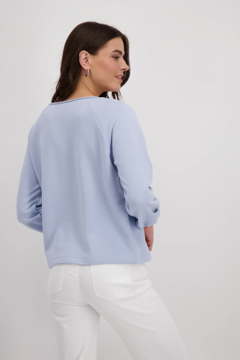 Monari Sweatshirt mit toniger Schrift Meist gekauft