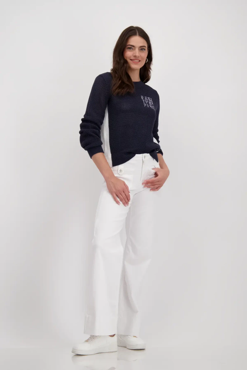 Monari Pullover Colorblocking Limitierter Zeitrabatt