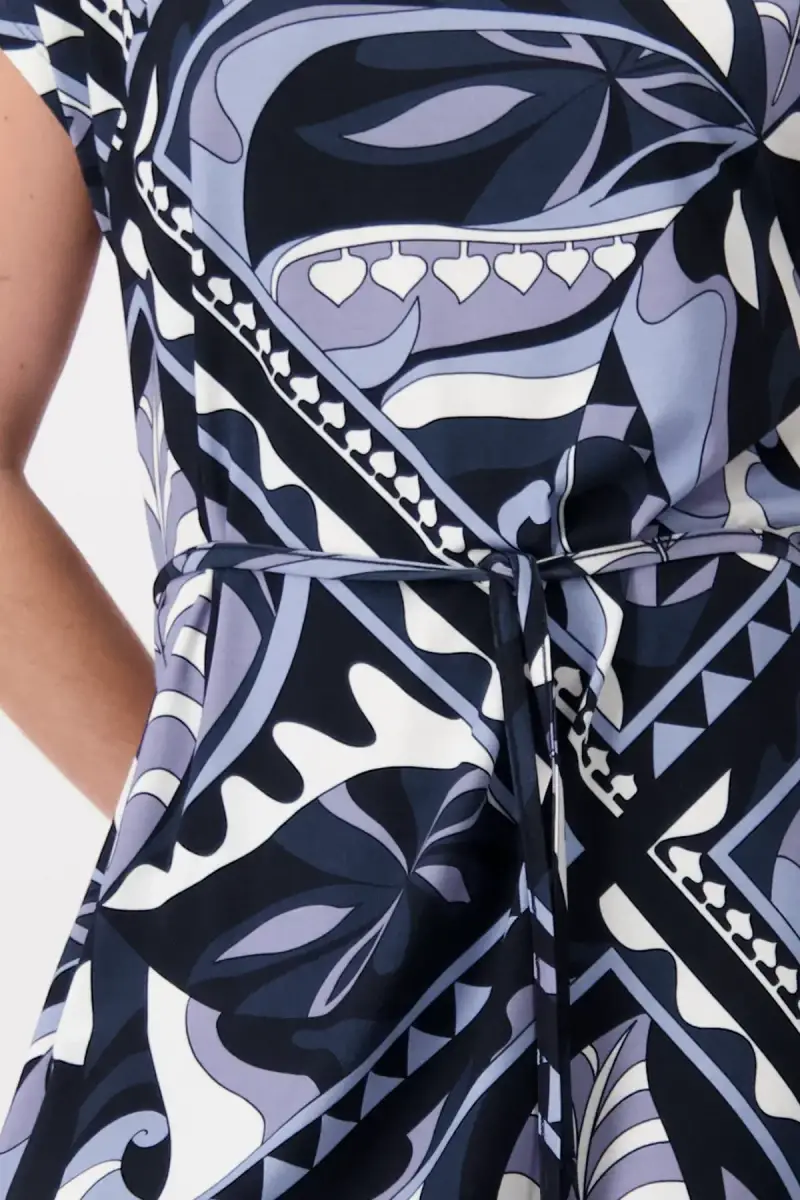 Monari Kleid mit Ornamentmuster Fabrik Onlineshop