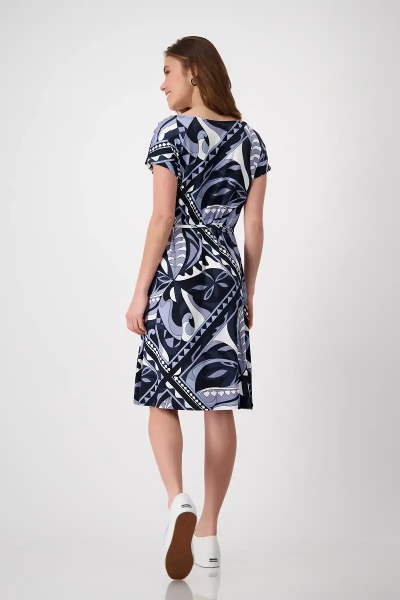 Monari Kleid mit Ornamentmuster Fabrik Onlineshop