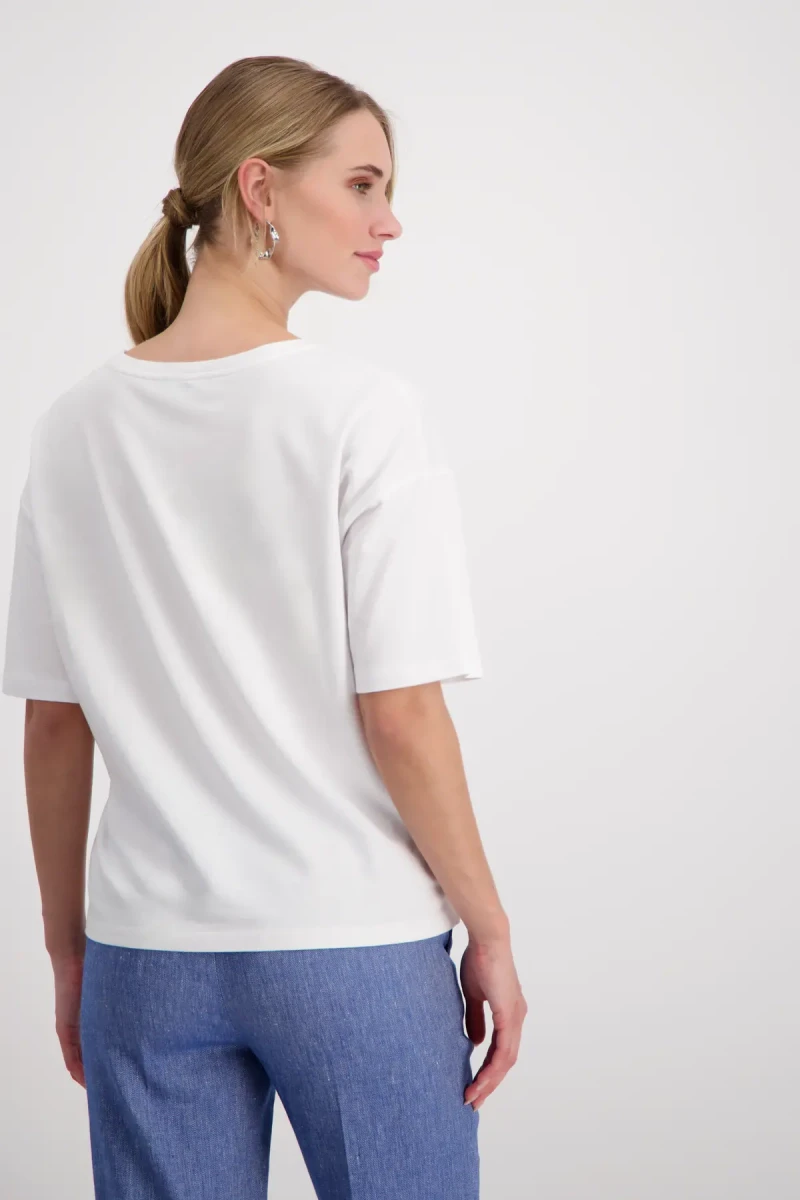 Monari T-Shirt mit Frauen Zeichnung Rabatt
