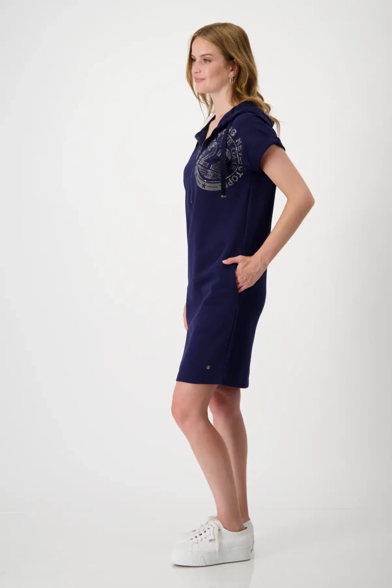 Monari Sweatkleid mit Kapuze Saisonschlussverkauf