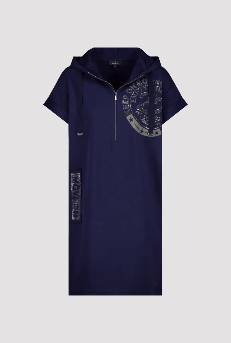 Monari Sweatkleid mit Kapuze Saisonschlussverkauf