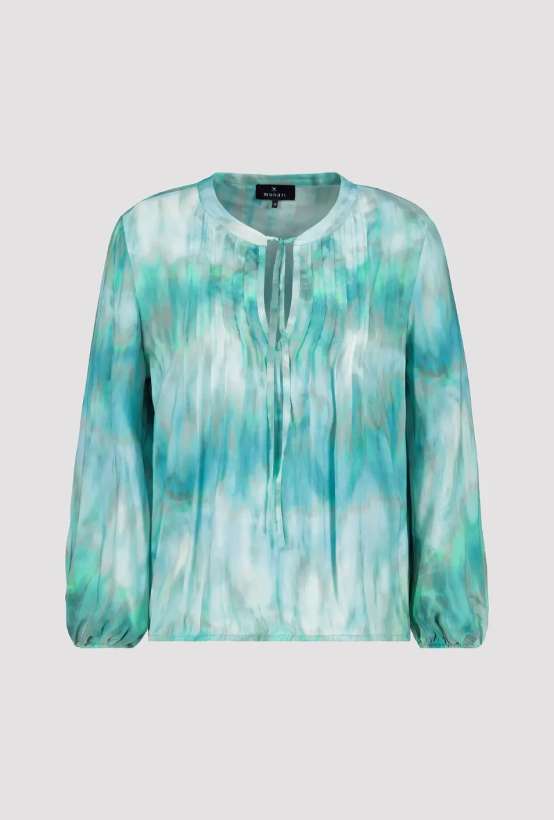 Monari Luftige Bluse mit Batikmuster Valentinstagsangebot