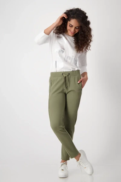 Monari Sweatshirt mit Hawaii Print Top Angebot