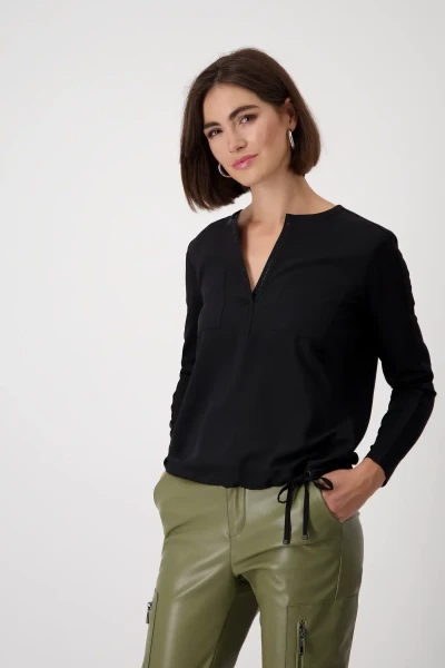 Monari Blusenshirt mit Tasche Blitzangebot