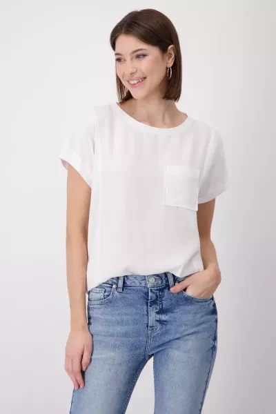 Monari T Shirt mit Polaroidmuster Saisonale Angebote