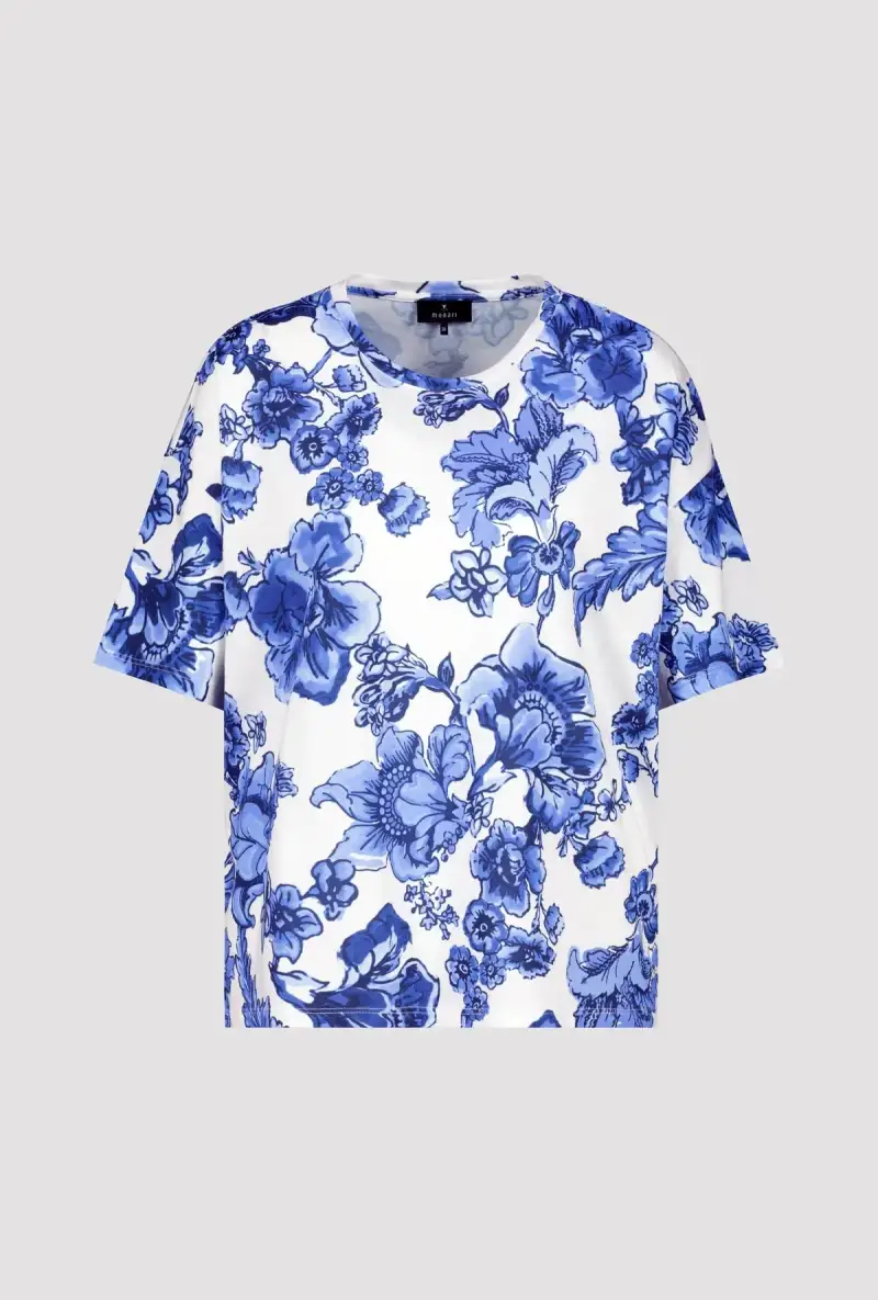 Monari T Shirt mit Blumen Sonderangebote