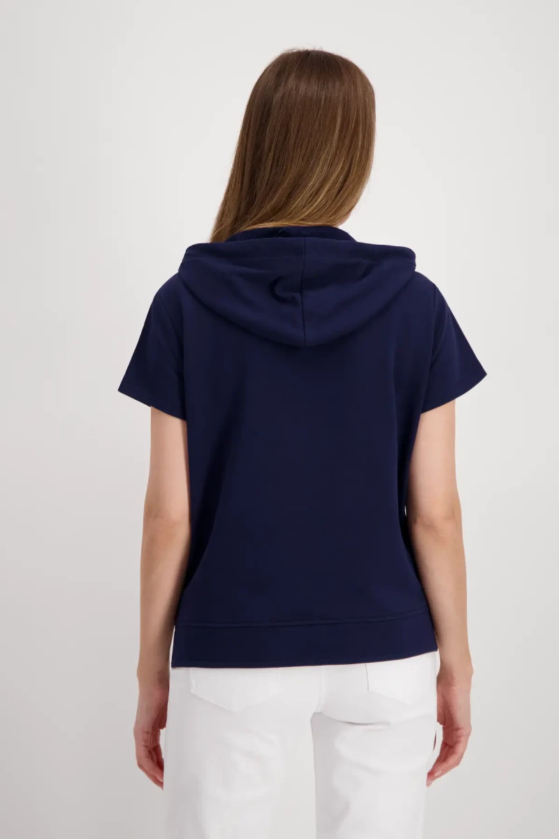 Monari Sweatshirt mit 3D Schrift Tiefpreis