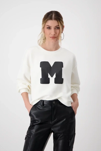 Monari Luftige Bluse mit Polaroidmuster Super Sparpreis