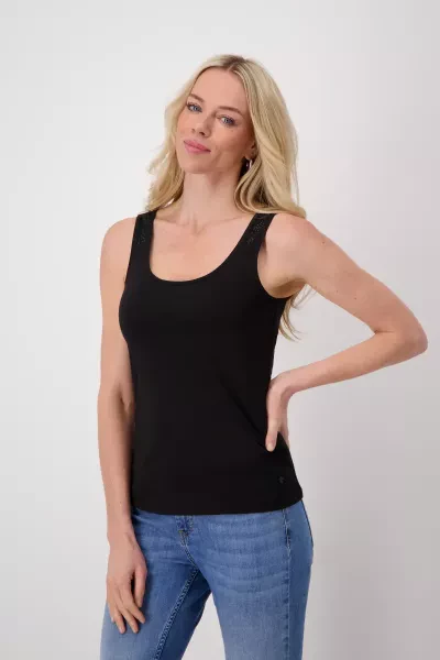 Monari Shirt mit Ikatmuster Vierteljährliche Förderung