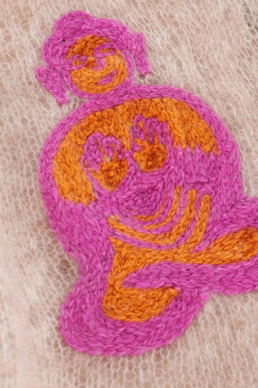 Mouleta Kaschmirschal Hand Embroidery Outlet