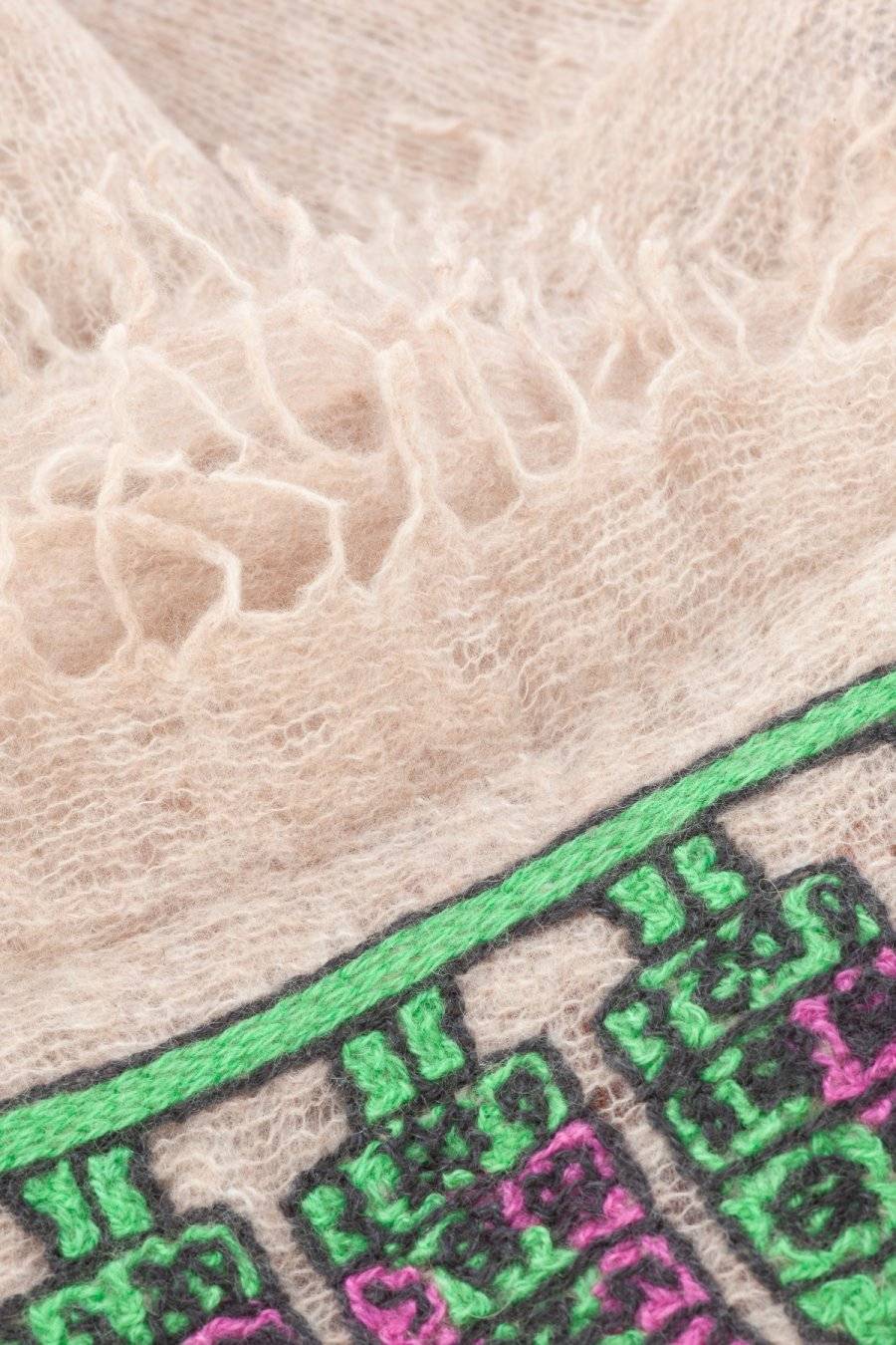 Mouleta Kaschmirschal Hand Embroidery Outlet