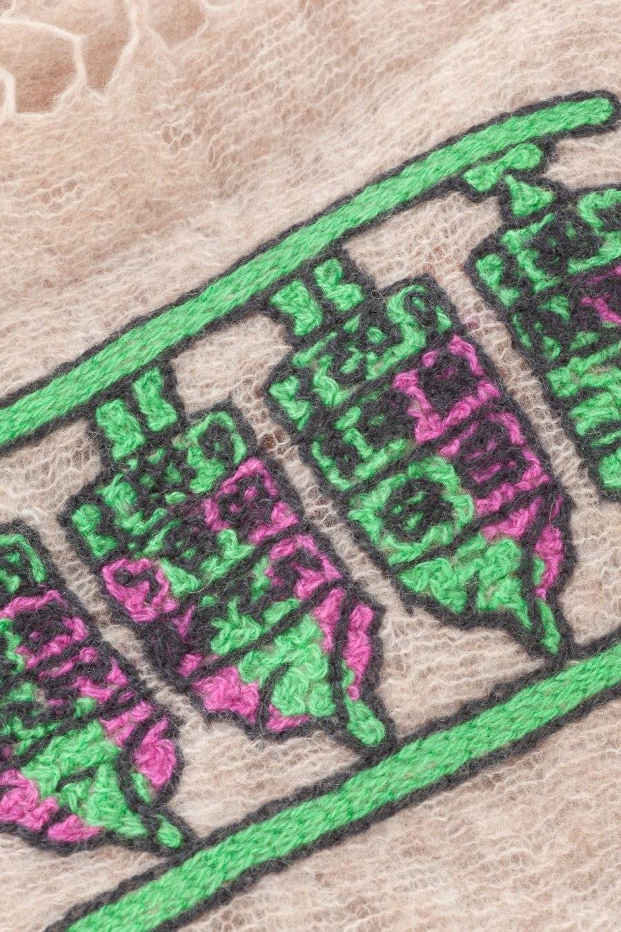 Mouleta Kaschmirschal Hand Embroidery Outlet