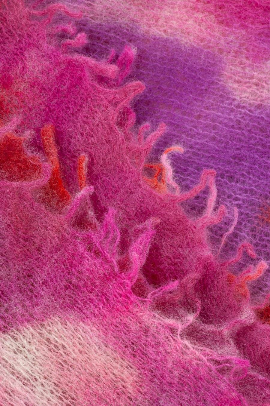 Mouleta Kaschmirschal Ice Dye Print Günstiger Verkauf