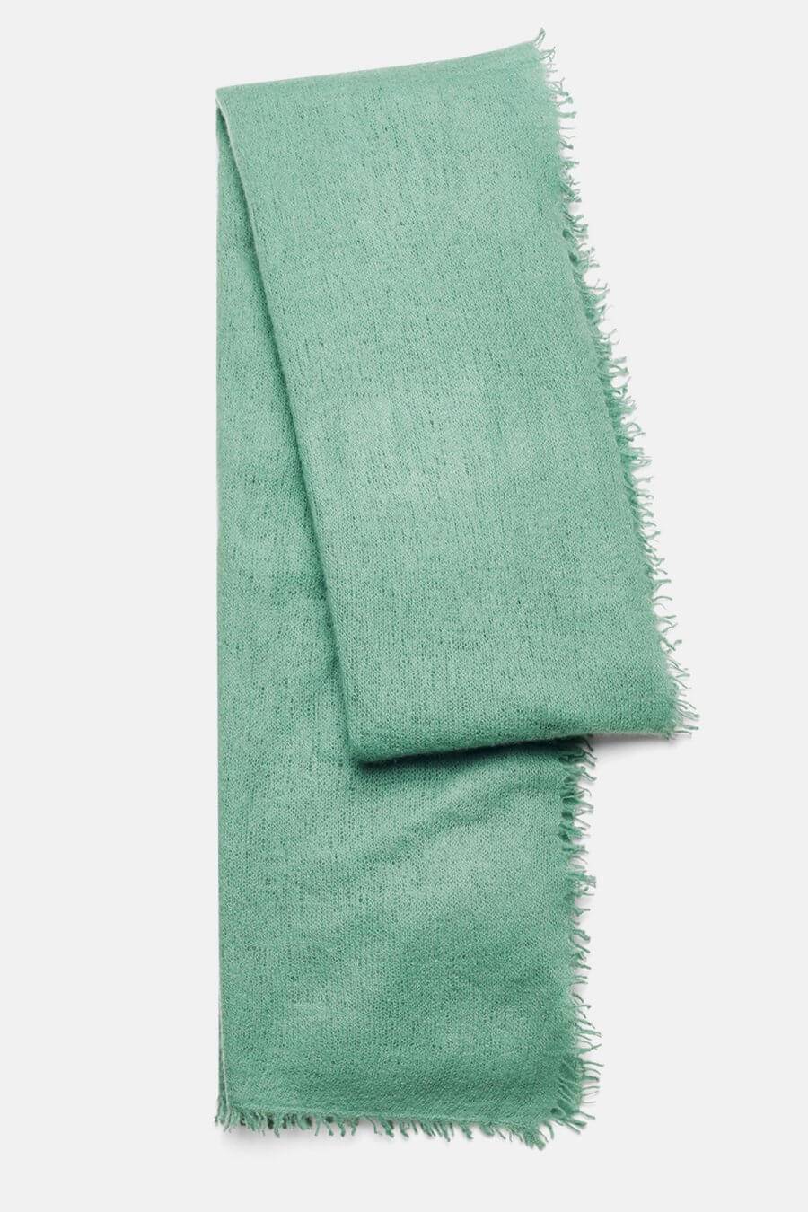 Mouleta Kaschmirschal grün Colors Versandkostenfrei