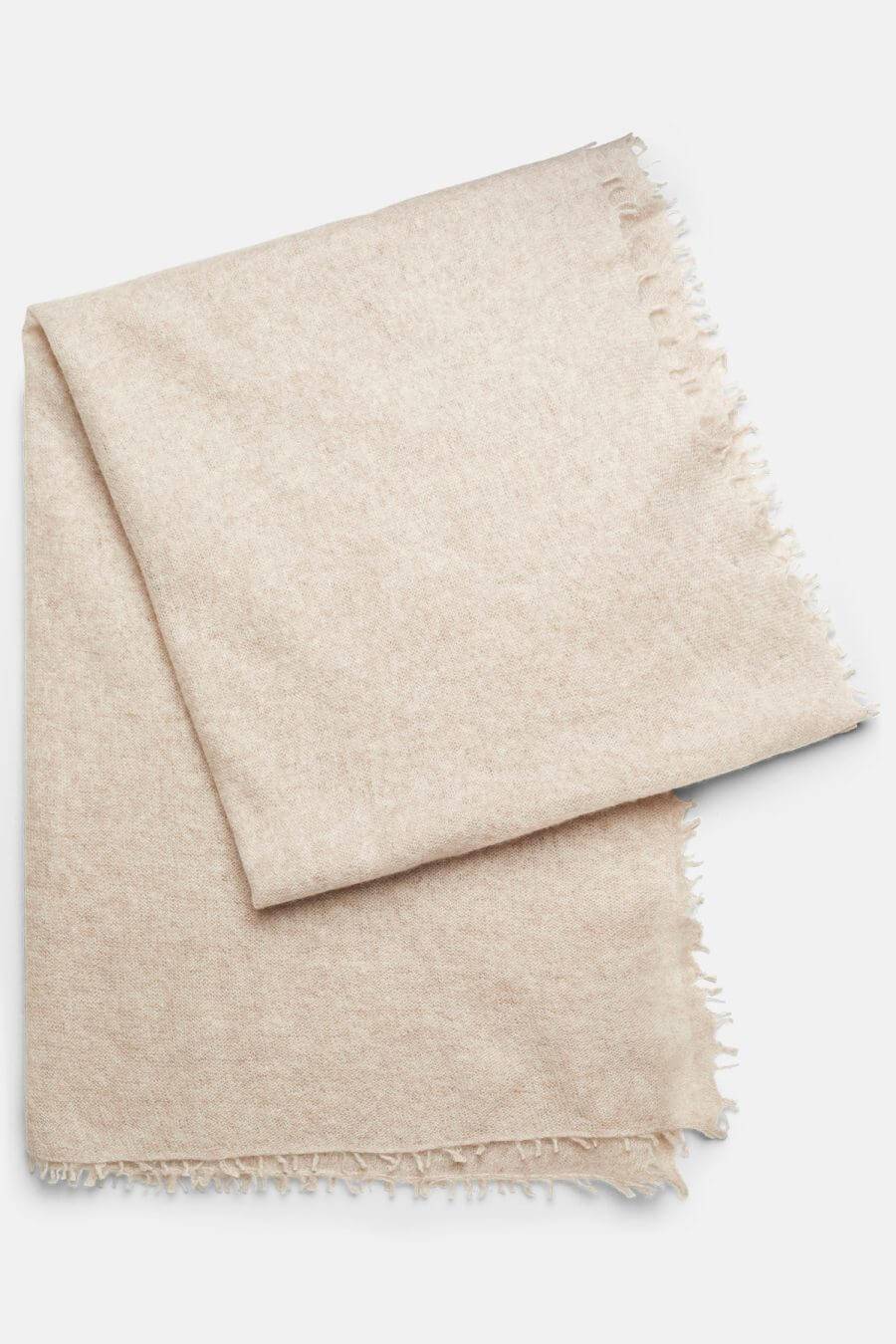 Mouleta Kaschmirschal beige Colors Saisonschlussverkauf