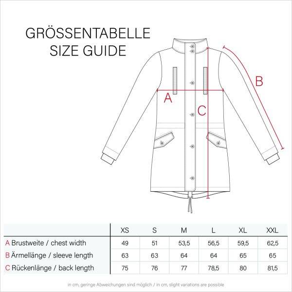 Navahoo Akira warme Damen Winterjacke mit Kapuze Outlet