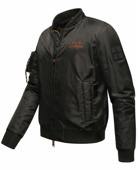 Navahoo Stone Harbour Berkoo Herren Bomber Jacke Black Friday