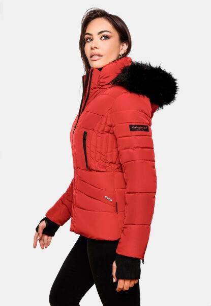 Navahoo Navahoo Adele Damen Winterjacke warm gefüttert Teddyfell Blitzangebot