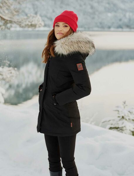 Navahoo Navahoo Cristal Damen Winterjacke Parka mit Kunstfell Sonderangebote