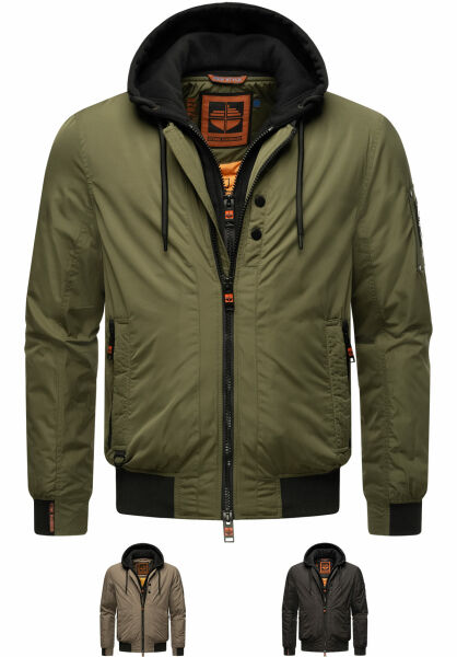 Navahoo Stone Harbour Hoobo Herren Bomber Jacke Bis zu 60% Rabatt