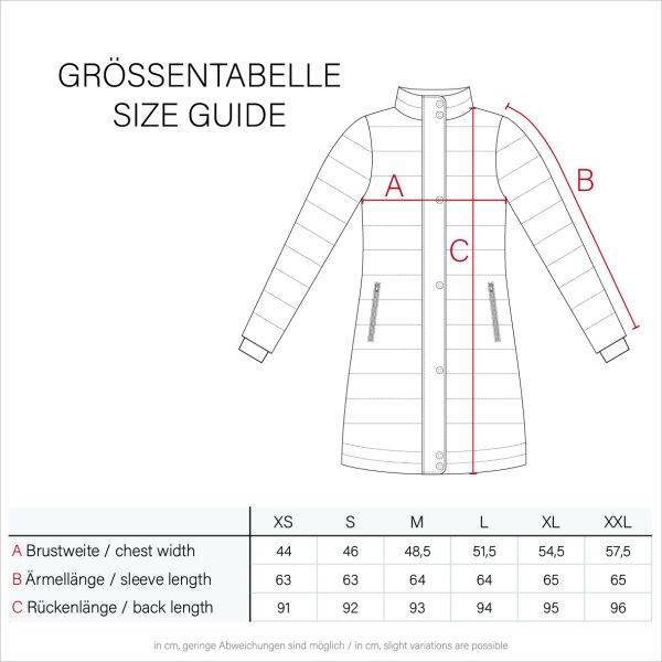 Navahoo Nanakoo Damen Trenchcoat Wintermantel 2025