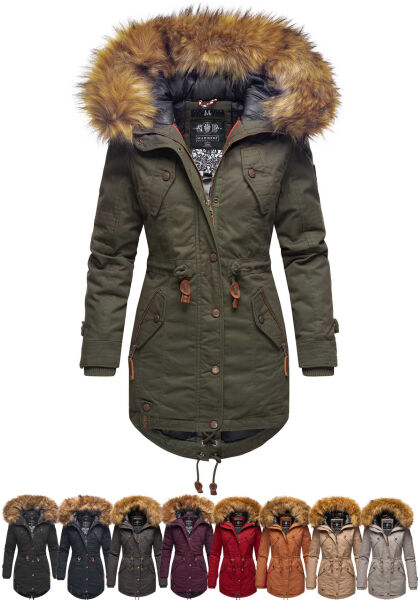 Navahoo La Viva Princess Damen Winterjacke mit Kapuze Blitzverkäufe