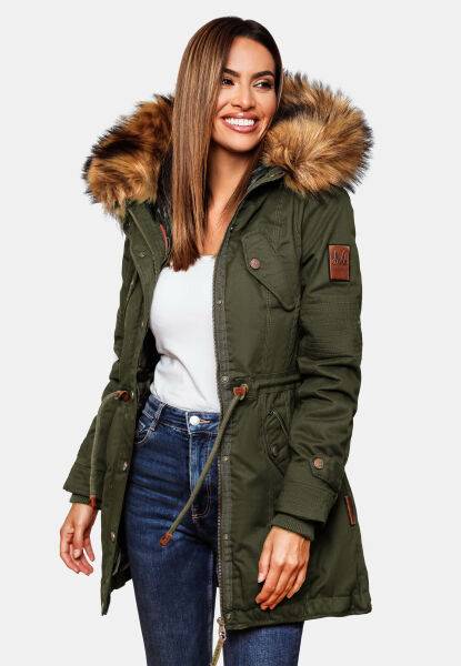 Navahoo La Viva Princess Damen Winterjacke mit Kapuze Blitzverkäufe